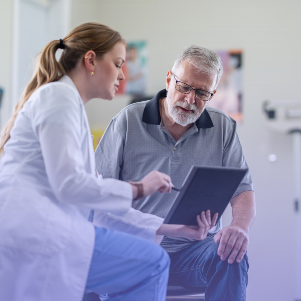 doctor with patient
