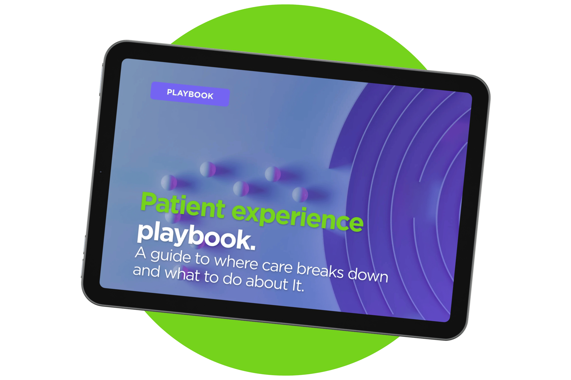 Patient experience playbook