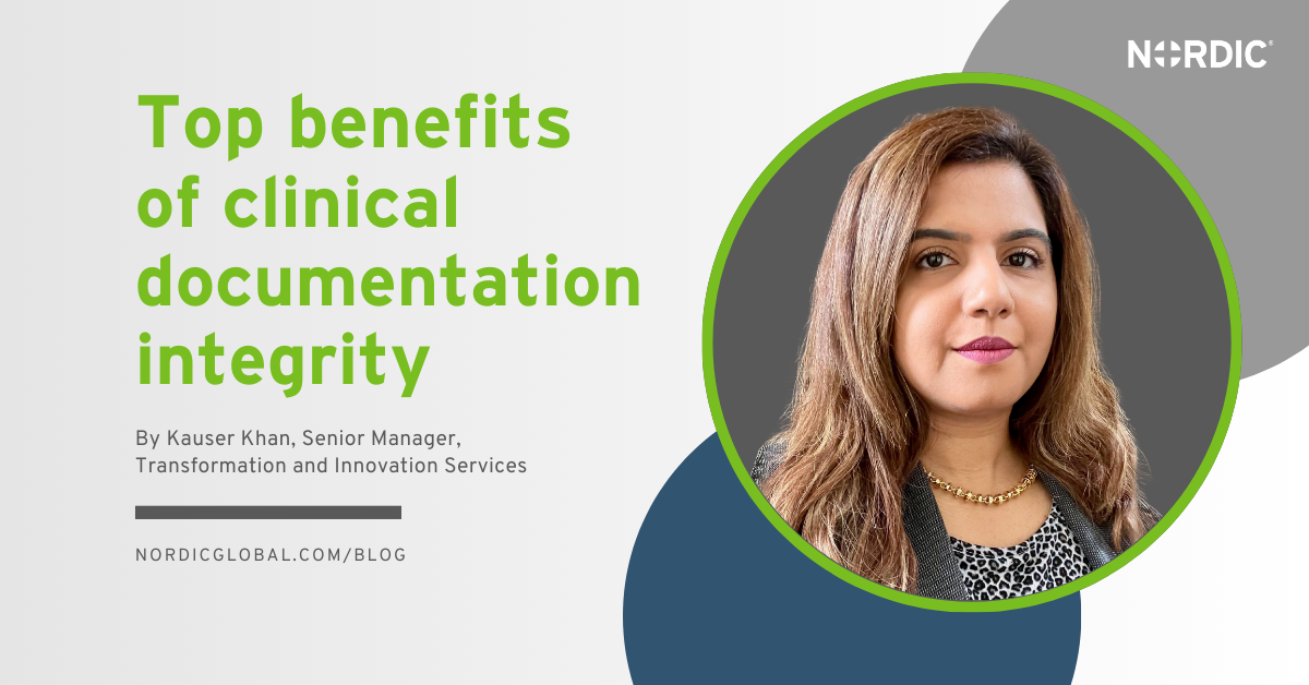 Top benefits of Clinical Documentation Integrity (CDI)